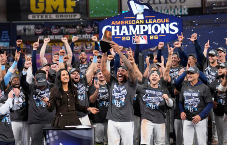 Díaz, Caminero and Peralta lead Rays to 7-3 win over Guardians and a trip to the World Series
